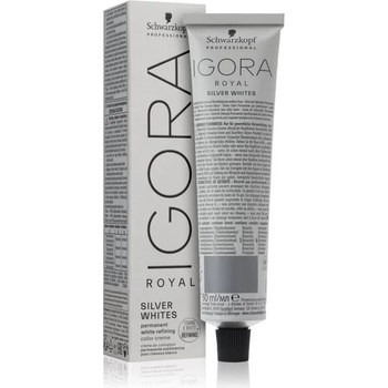 Schwarzkopf IGORA Royal Absolutes SilverWhite тонираща деми-перманентна боя за коса за сива и бяла коса цвят Silver 60ml