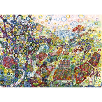 Image 1 of Grafika - Puzzle Sally Rich: Country Allotment - 500 piese