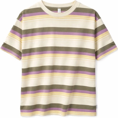 Mazine Мъжка тениска Mazine Bold Striped T-Shirt - Offwhite / Multicolor (216-8614-0111)