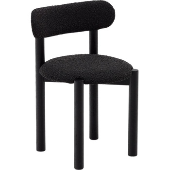 Kave Home Nebai bouclé Černá
