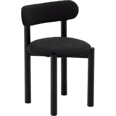 Kave Home Nebai bouclé Černá