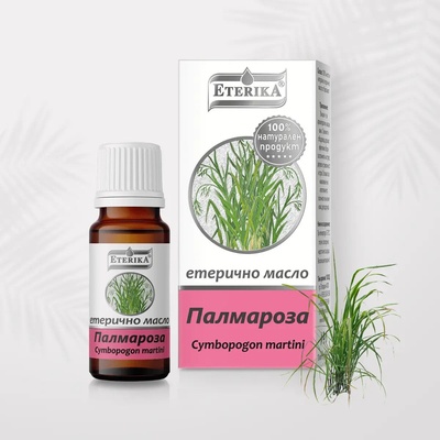 Етерично масло от Палмароза 10 мл (Cymbopogon martini) - Етерика (Палмароза)