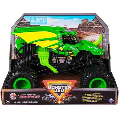 Spin Master Monster Jam Die-Cast Auto Dragonoid zelený 1:24