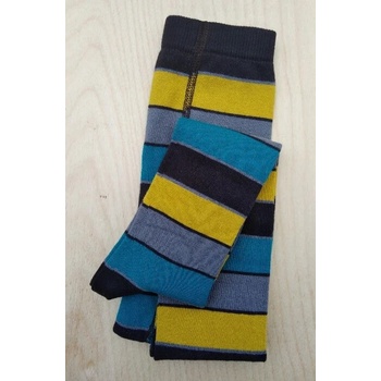 Detské pásikavé pančuchy Tomík hnedá