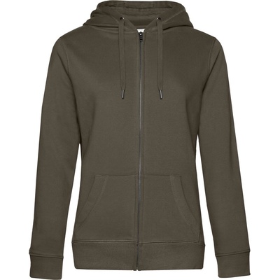 B&C Collection B&c queen zipped hood / Дамски суичър с цип - каки s (01w03q55501)