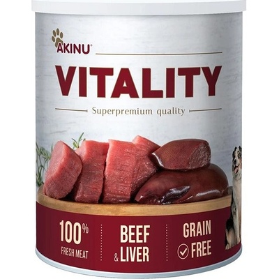 Akinu Vitality Hovězí s játry mleté 800 g