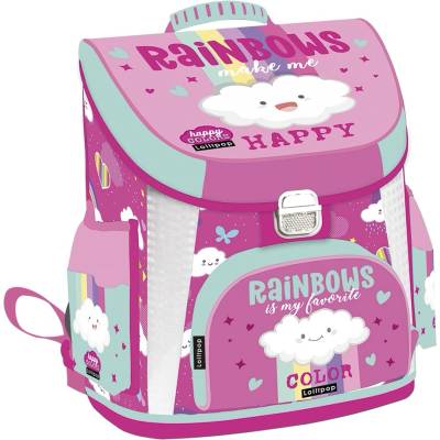 LIZZY Ученическа чанта LIZZYSULI Premium за 1-2 клас Lollipop Rainbow (7240437001)