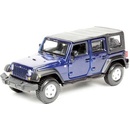 Bburago Jeep Wrangler metalíza BB18-43012 modrá 1:32