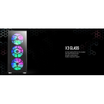 MONTECH X3 Glass RGB black