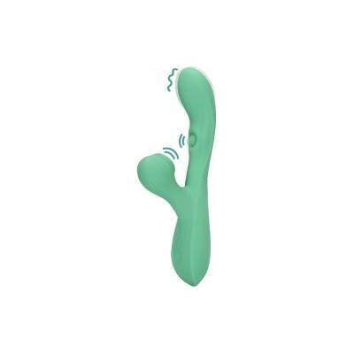 Boss of Toys Loveline Blue Grass Pulse Wave & Tongue Flicker Dual-Action Device Blue