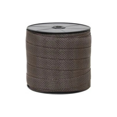 Páska pro elektrický ohradník, šířka 40 mm, hnědá