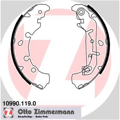 Sada brzdových čeľustí ZIMMERMANN 10990.119.0
