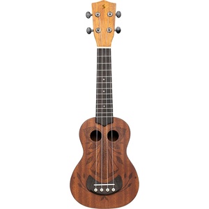 Stagg Укулеле сопрано махагон US-Tiki OH + калъф