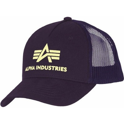 Alpha Baseball Basic Trucker Cap švestková