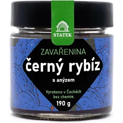 Hradecké delikatesy Čiernorybízová zaváranina s anízom 190g