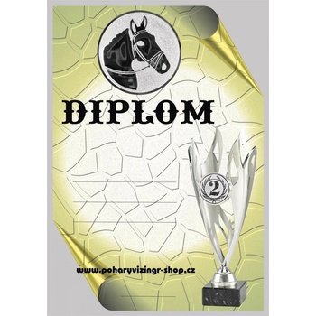 VIZINGR Kůň diplom A4 č.21