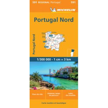 Michelin vydavatelství mapa Portugal north 1:300 t.