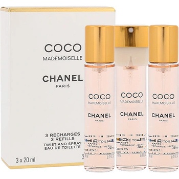 Chanel Coco Mademoiselle toaletní voda dámská 3 x 20 ml