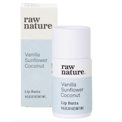Raw Nature Raw Nature, Natural Lip Balm, Натурален балсам за устни, Ванилия, 9 g