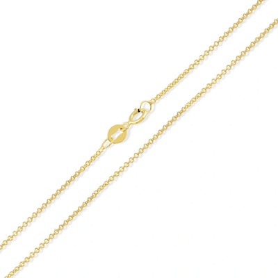 Lillian Vassago Zlatý řetízek typu rolo, unisex LLV31-GCH112 Žlutá