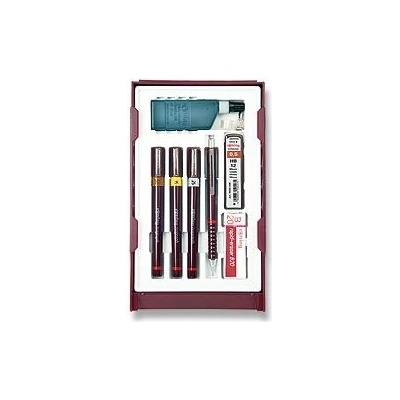 Rotring Isograph College Set Sada technických per 0,25 0,35 0,5 mm a mikrotužka Tikky 0128/1516240 – Zboží Mobilmania