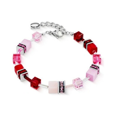 Coeur de Lion dámský náramek GeoCUBE Iconic rosé blush 2838/30-1903