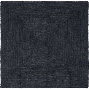 vidaXL Килим за площ Тъмносиво 300 x 300 cm юта (42010444)