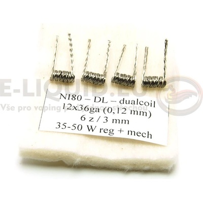 Braidman the Coilwaver NI80 DL dualcoil 12x36ga 4ks