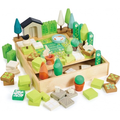 Tender Leaf Toys skladačka záhrada My Little Garden Designer 67dielna súprava v boxe TL8488