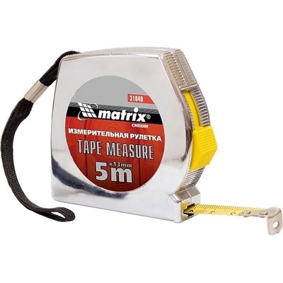 MTX Ролетка Chrom, 5 m х 13 mm, хромиран корпус MTX