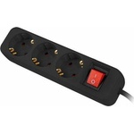 Lanberg 3 Plug 1,5 m Switch (PS1-03F-0150-BK)