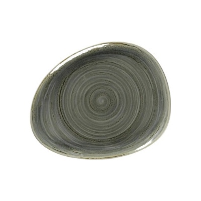 RAK Porcelain Spot tanier plytký 28 x 22,5 cm olivínový SPTFLFP28-12