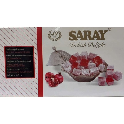 SARAY Turkish Lokum s příchutí granátového jablka 400 g