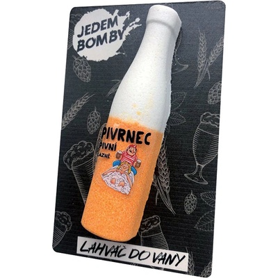 Bohemia Gifts Pivrnec šumivá pěnivá bomba do koupele 80 g
