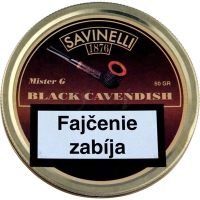 Savinelli Black Cavendish Mr.G 50 g