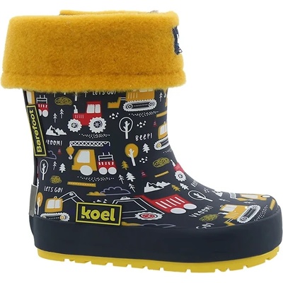 Koel Детски зимни ботуши Koel Kid's Wellie Print + Sock Wellington boots - Print Blue - размер 35 (EU) (702-5028-0124)