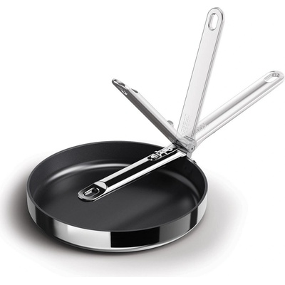 Joseph Joseph Тиган с незалепващо покритие SPACE 1000058 24 см, сребърен, неръждаема стомана, Joseph Joseph (JS1000058)