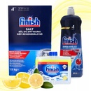 Finish sada do umývačky leštidlo Lemon 800 ml + sol 1,5 kg + čistič 250 ml