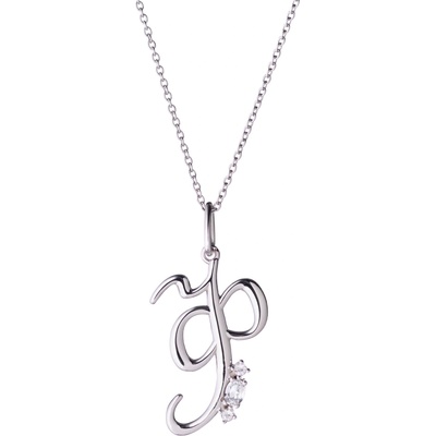 Silenti Jewelry Сребърно колие "Ф