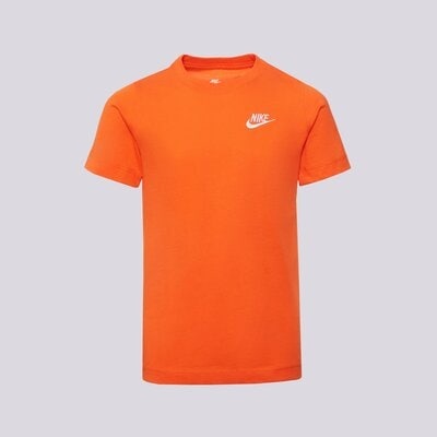 Nike Тениска Sportswear Boy детски Дрехи Тениски AR5254-819 Оранжев 158-170 (AR5254-819)
