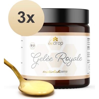 3x Bedrop Royal Jelly Bio včelia materská kašička čerstvá 100 g