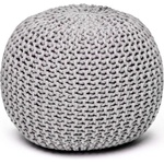 Bonami Essentials Сив и кафяв диван Jagger pouf - Bonami Essentials (RE-PU-04 Grey)
