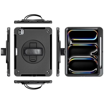 eSTUFF OHIO Defender калъф за iPad Pro 11 2025/2024 Черно (iPad Pro 11 2025/2024 OHIO) (iPad Pro 11 2025/2024 OHIO)