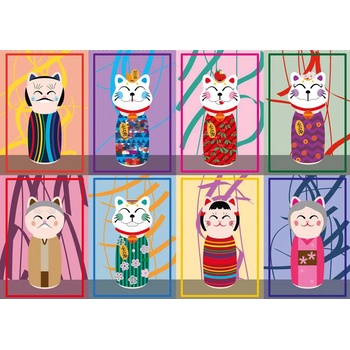 Image 1 of Yazz - Puzzle Maneki Kokeshi - 1 000 piese