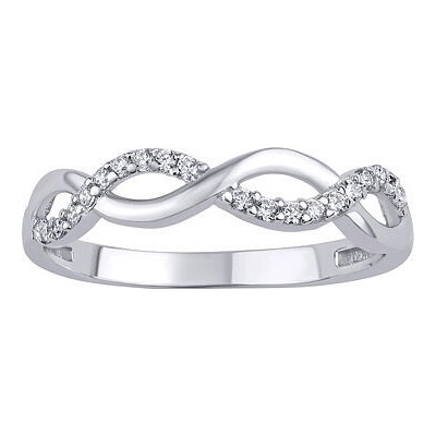 SILVEGO Strieborný prsteň Luren s Brilliance Zirconia PRGR0322W
