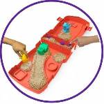 Spin Master Kinetic Sand - Sandy Farm Set (340 Gramm Sand)