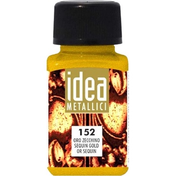 Maimeri Idea Metallici tekuté metalické farby 152 sequin gold 60 ml