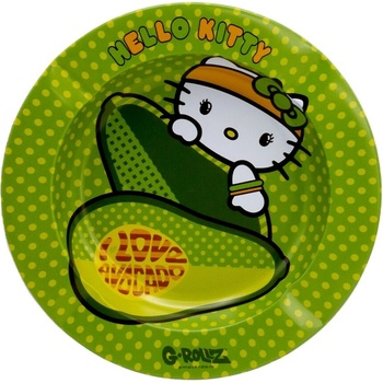 G Rollz Kovový popelník Hello Kitty Avocado