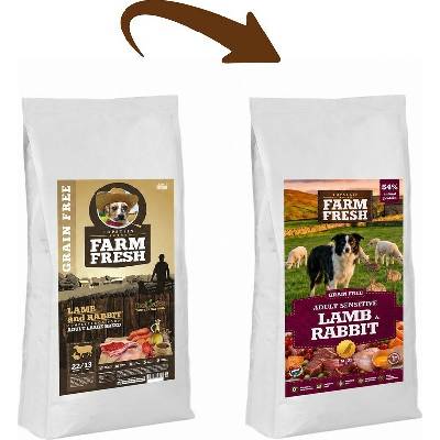 Topstein Farm Fresh Lamb and Rabbit Adult Large Breed Grain Free 5 kg