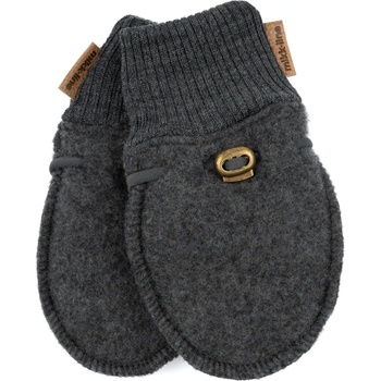 Mikk-Line Детски ръкавици Mikk-line Kid's Wool Mittens Gloves - Anthracite Melange - размер 50/56 (EU) (202-6757-0511)